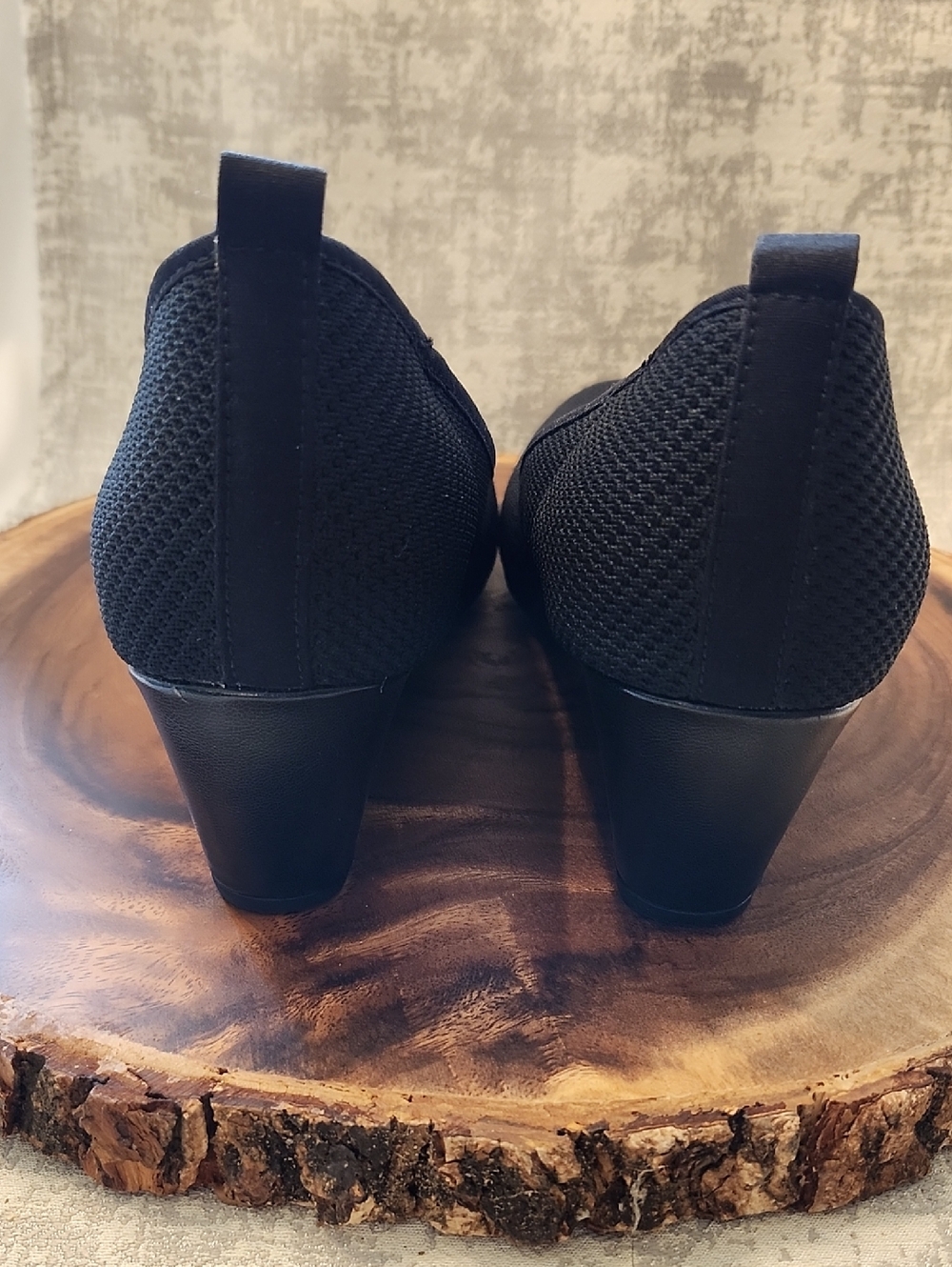 Abella True Comfort Black Wedge Pumps for Women Sz 9 - Picture 7 of 8